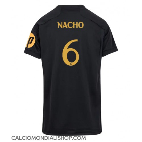 Maglie da calcio Real Madrid Nacho Fernandez #6 Terza Maglia Femminile 2023-24 Manica Corta